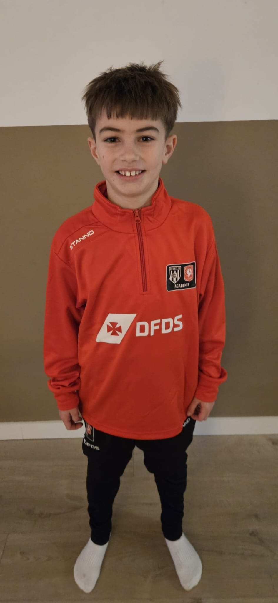 Jeugdspeler Mason Jansen traint mee met de FC Twente/Heracles Academie