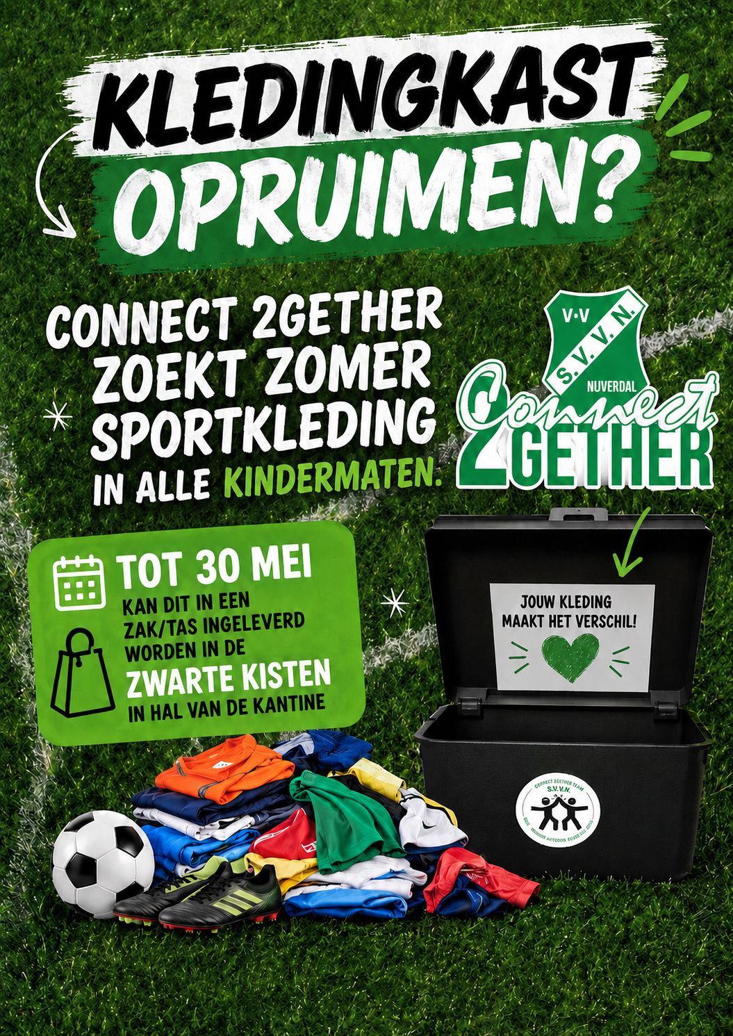 Kledingkast opruimen? Geef sportkleding een tweede leven!