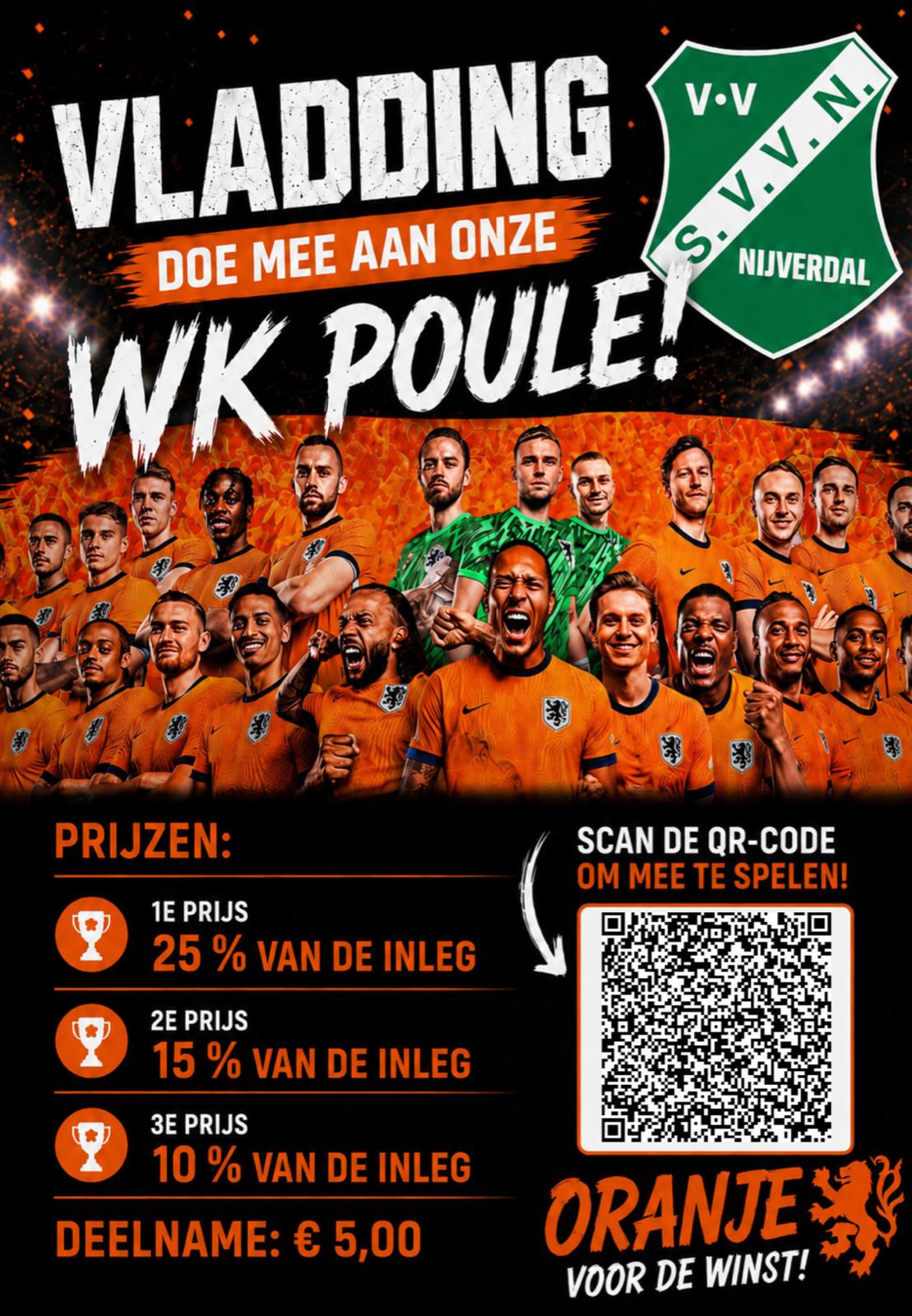 Doe ook mee met de SVVN WK Poule