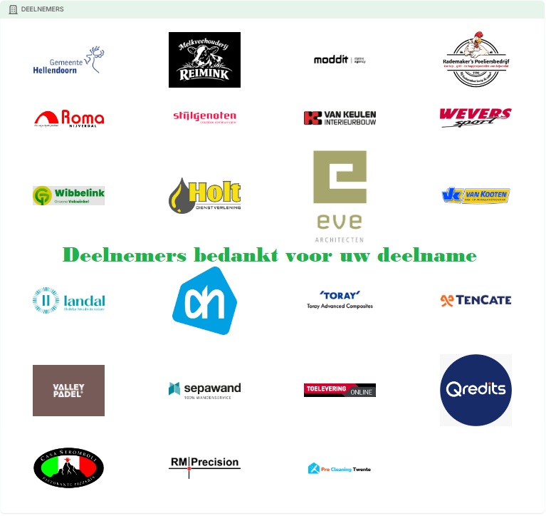 SVVN bedankt alle teams aan het bedrijventoernooi