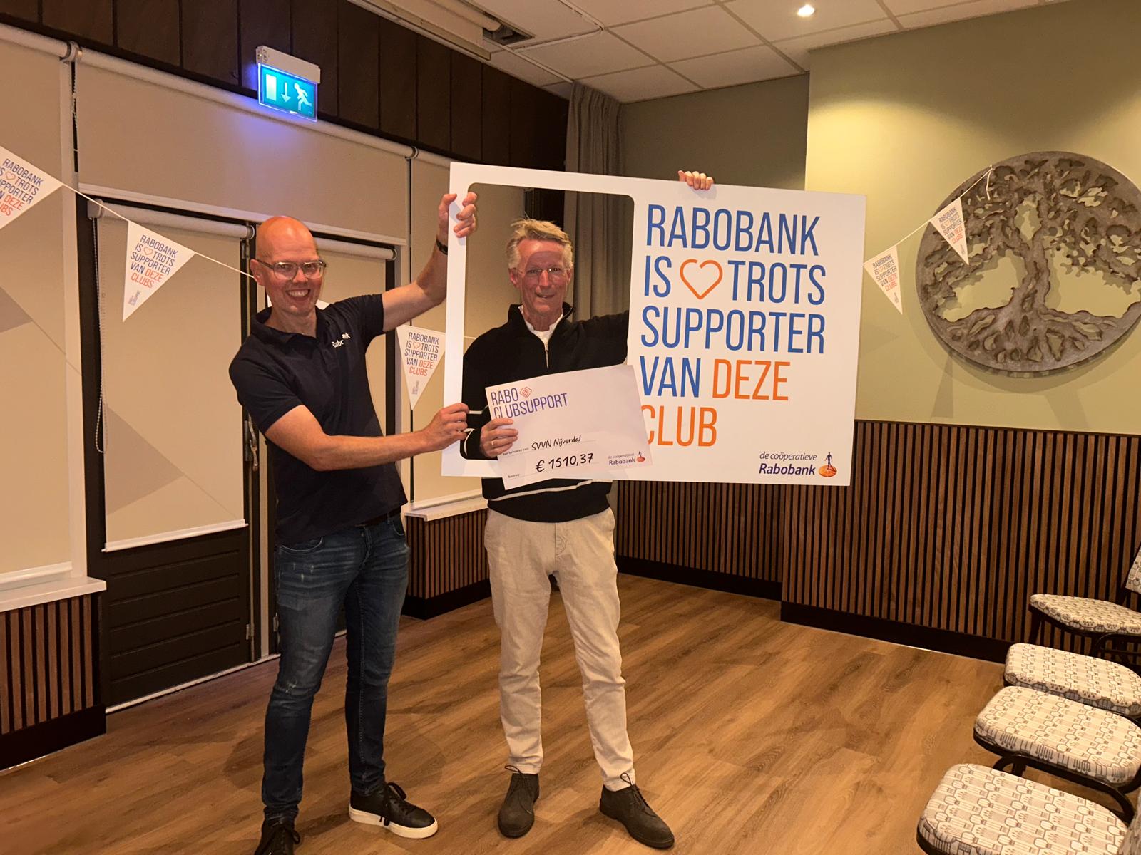 RABO Clubsupport levert mooi bedrag op